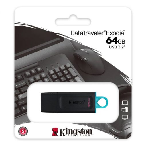 Flash pen USB 64GB memorija Data traveler Exodia 3.2, Kingston - Image 3