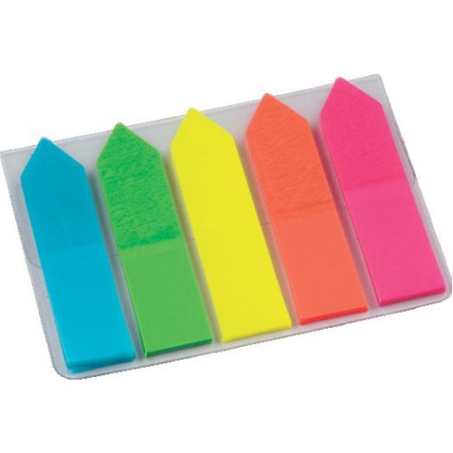 Page Marker uža strelica 12x44 mm, 5 boja brilliant, 125 listića, Info Notes