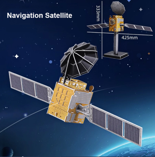 Slagalica trodimenzionalna 3D Navigation Satellite 74546, Deli - Image 3