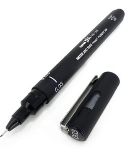 Flomaster marker 0.03mm crni 003-200, Uni-pin