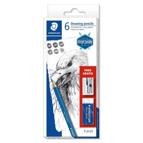Grafitne olovke set 1/6 LUMOGRAPH 100, Staedtler