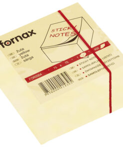 Blok samolepljiv kocka jumbo POST IT 75x75mm 450L ŽUTA, Fornax