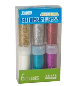 Šljokice GLITTER SHAKERS MIX 6 boja Star Light 137880, Junior