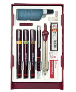 Set isografa (rapidografa) MASTER 0.2/0.3/0.5mm 699430, Rotring