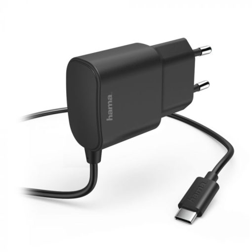 Kućni Punjač za mobilni telefon, USB Tip-C, 2.4 A, Crni
