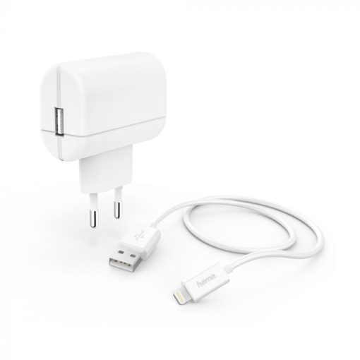Kućni punjač za iPhone MFI beli 2,4A Premium