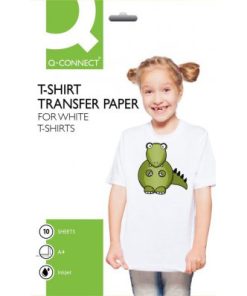 Preslikači za majcu T-Shirt Transfer paper 1/10 A4, KF01430, Q-connect