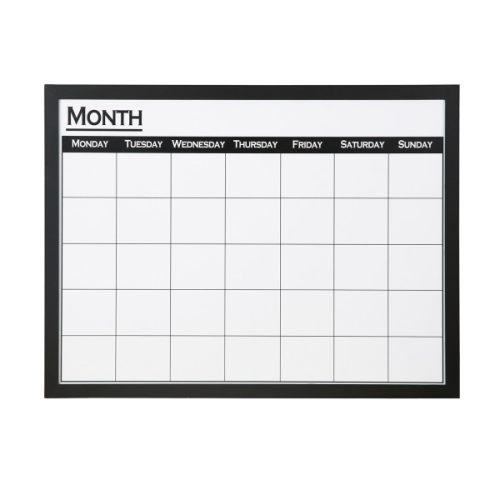 Bela Tabla NEDELJNI planer 48x65cm OF496, OffiShop