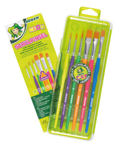 Četkice 1/6 mix 9460-0007 pvc kutija Neon, Jolly