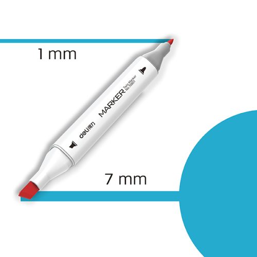 Marker TWIN Art&Sketch 70801A-63 AZURNO PLAVA, Deli