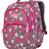 Ranac 2u1 Curved Gray Hearts 26959, Target