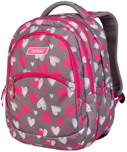 Ranac 2u1 Curved Gray Hearts 26959, Target