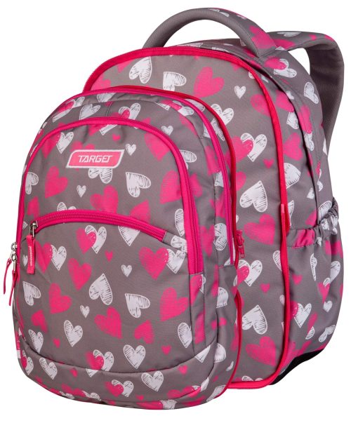 Ranac 2u1 Curved Gray Hearts 26959, Target - Image 2