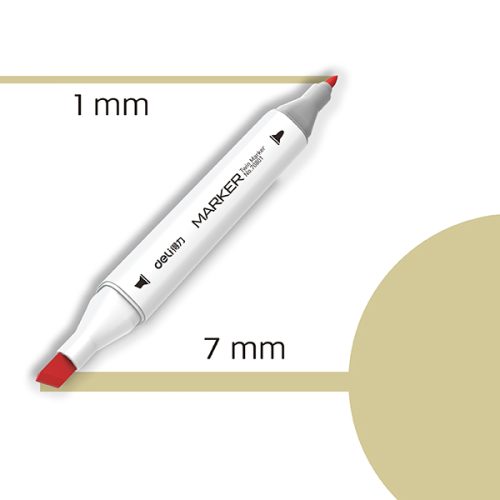 Marker TWIN Art&Sketch 70801A-169 ZELENO BEŽ, Deli