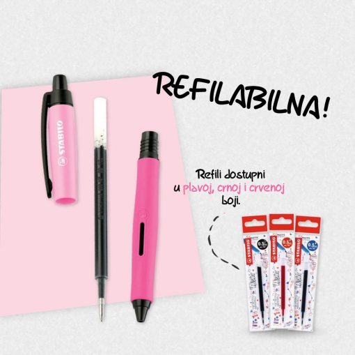 GEL Olovka hemijska PALETTE PLAVA 0.5mm, Stabilo - Image 2