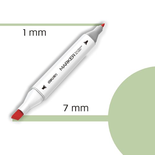 Marker TWIN Art&Sketch 70801A-175 LIMETA ZELENA, Deli