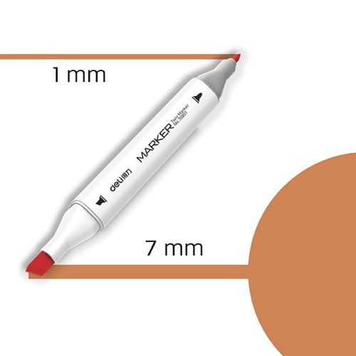Marker TWIN Art&Sketch 70801A-21 TERAKOTA, Deli