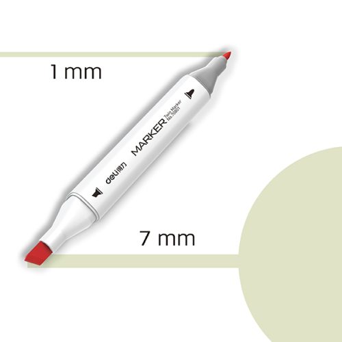 Marker TWIN Art&Sketch 70801A-163 BLEDO ZELENA, Deli