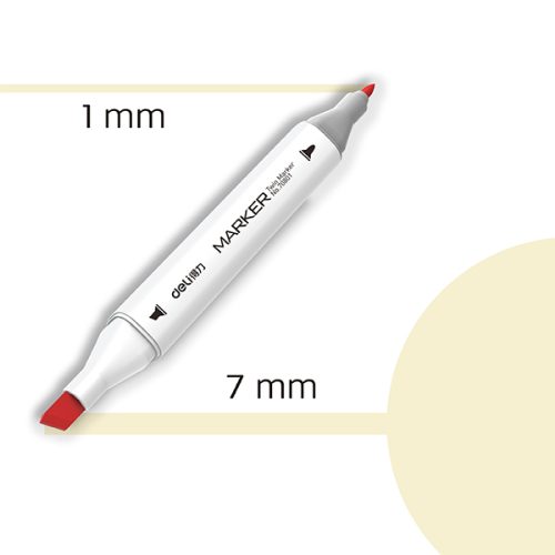 Marker TWIN Art&Sketch 70801A-172 SVETLO BEŽ, Deli