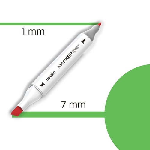 Marker TWIN Art&Sketch 70801A-47 ZELENA, Deli