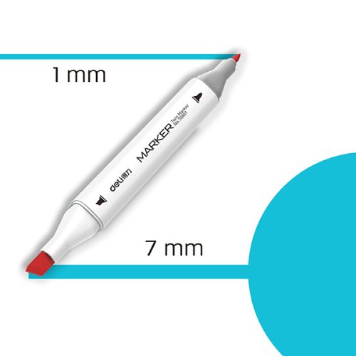 Marker TWIN Art&Sketch 70801A-66 BEBI PLAVA, Deli