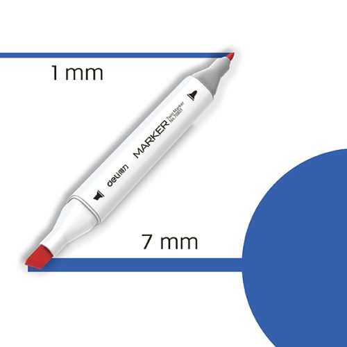Marker TWIN Art&Sketch 70801A-72 NAPOLEON PLAVA, Deli