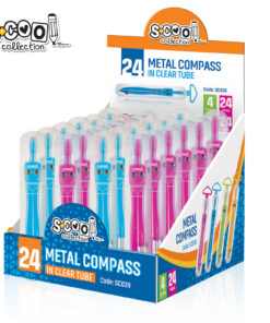 Šestar metalni u pvc u tubi SC038, S-Cool
