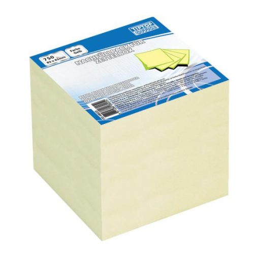 Blok papir KOCKA žuti  83x83mm, TTO