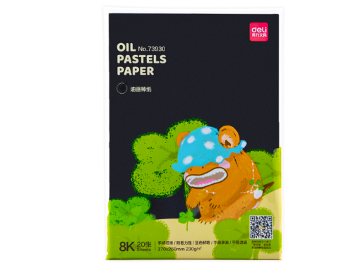 Slikarski blok CRNI Oil Pastel papir A3 73930, Deli