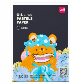 Slikarski blok CRNI Oil Pastel papir A4 73931, Deli