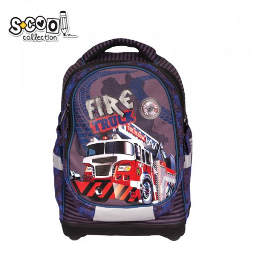 Ranac ANATOMSKI FIRE TRUCK (poklon flašica) 42x34x22cm SC1514, S-Cool - Image 7