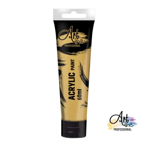 Akrilna boja GOLD ZLATNA 60ml, ART060  LINE Professional