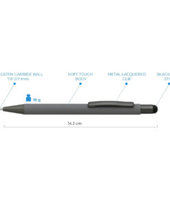 Alternative view of Hemijska olovka Titanium Touch Screen