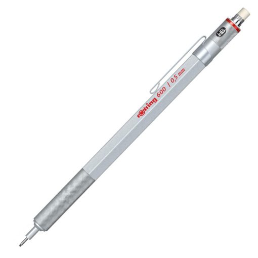 Tehnička olovka ROTRING 600 Patent olovka 0.5 Silver - Image 2
