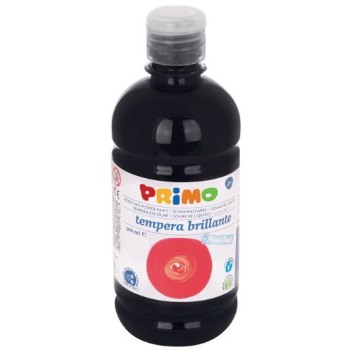 Boja tempera 0,5 litra CRNA (black), Primo