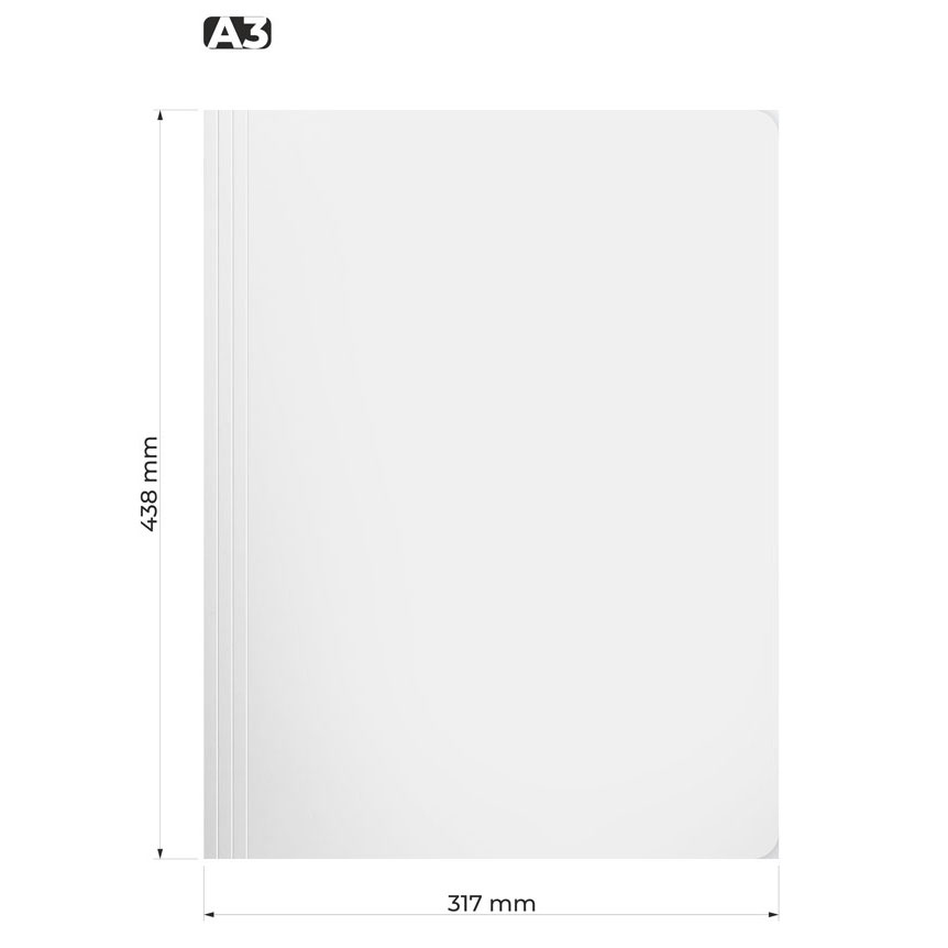 Fascikla Kartonska HROMO A3 format BELA 350gsm Optimum