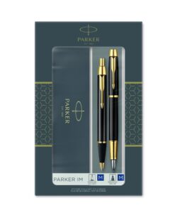Parker set Hemijska Olovka+Naliv Pero IM Black GT PK93216, Parker