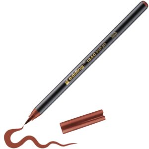 Brush flomasteri E-1340, 1-3 mm braon Edding