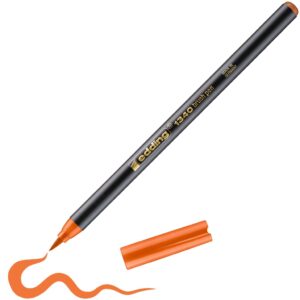 Brush flomasteri E-1340, 1-3 mm narandžasta Edding