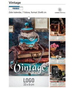 Zidni kalendar VINTAGE 2024