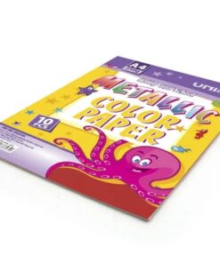 Karton metalik papir OGLEDALO 250gr CRVENI 1/10, UNL-0706