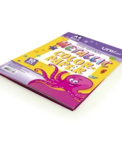Karton metalik papir OGLEDALO 250gr PINK 1/10, UNL-0707