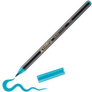 Brush flomasteri E-1340, 1-3 mm tirkiz Edding