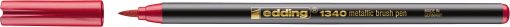 Brush flomasteri E-1340, 1-6 mm metalik crvena Edding