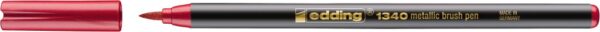 Brush flomasteri E-1340, 1-6 mm metalik crvena Edding