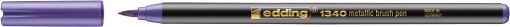Brush flomasteri E-1340, 1-6 mm metalik ljubičasta Edding