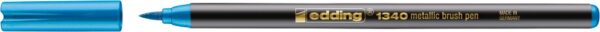 Brush flomasteri E-1340, 1-6 mm metalik plava Edding