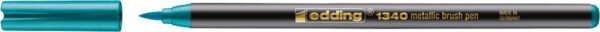 Brush flomasteri E-1340, 1-6 mm metalik zelena Edding