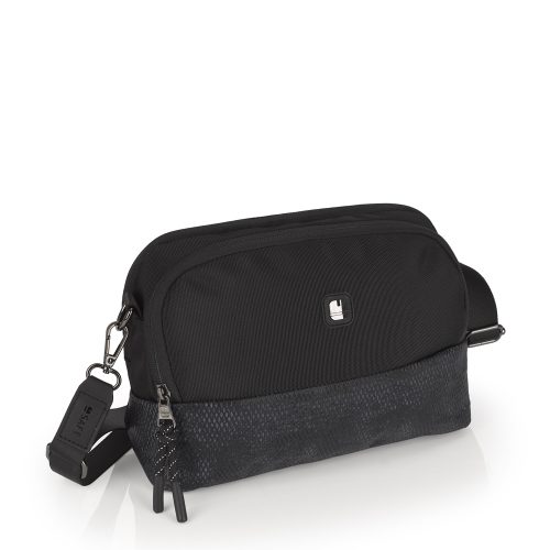 Torba na rame ženska 26x18x8 cm 2,8l-0,24kg Zenit crna Gabol
