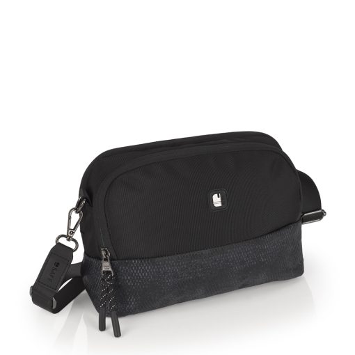 Torba na rame ženska 26x18x8 cm 2,8l-0,24kg Zenit crna Gabol